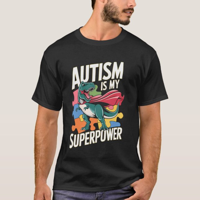 Camiseta Mês de Aceitação da Conscientização sobre Autismo  (Frente)