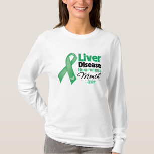 Camiseta Mês de Consciência da Doença Hepática