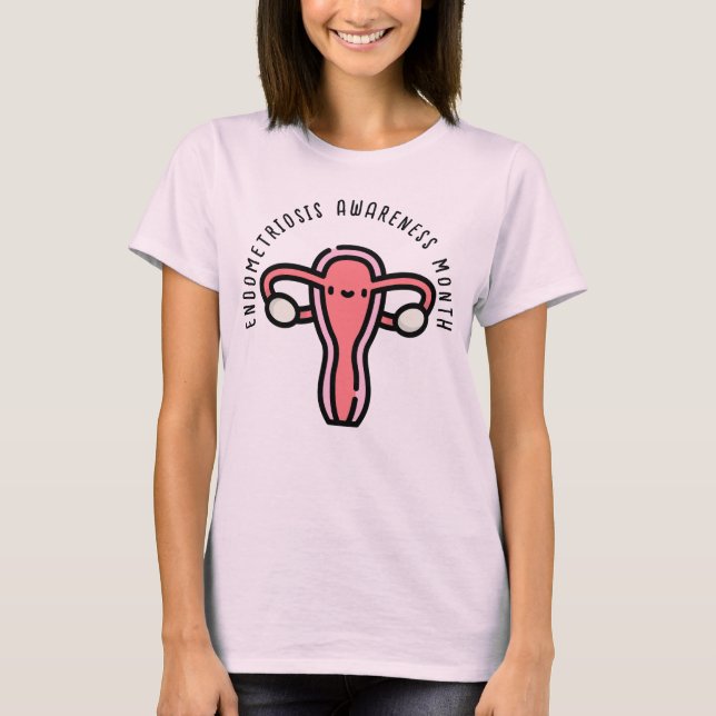 Camiseta Mês de Consciência da Endometriose (Frente)