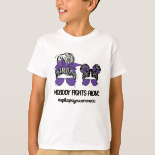 Camiseta Mês de Consciência da Epilepsia  Família Guerre