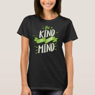 Camiseta Mês De Consciência Da Saúde Mental Seja Bonito Par