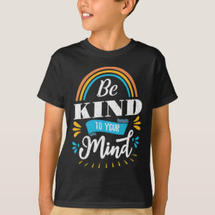 Camiseta Mês De Consciência Da Saúde Mental Seja Bonito Par