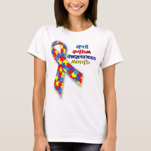 Camiseta Mês de Consciência do Autismo de abril