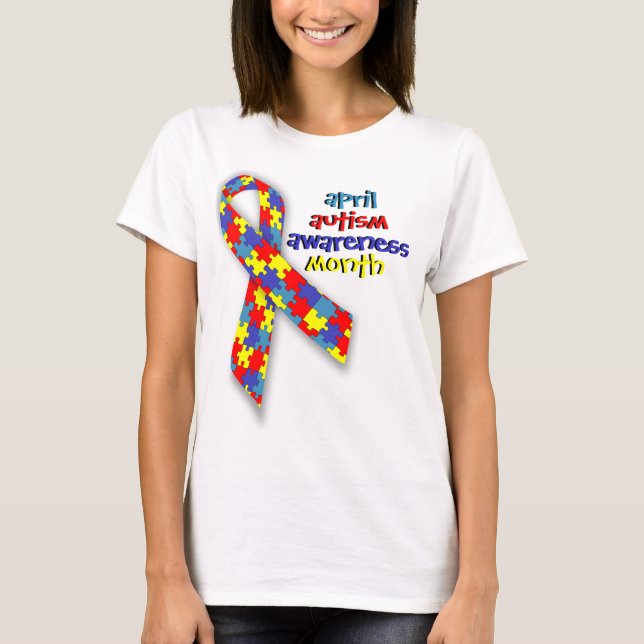 Camiseta Mês de Consciência do Autismo de abril (Frente)