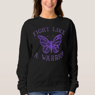 Camiseta Mês de Consciência do Guerreiro Lupus Butterfly