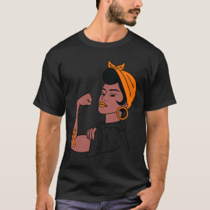Camiseta Mês de Consciência Guerreiros de Fita Laranja Mulh