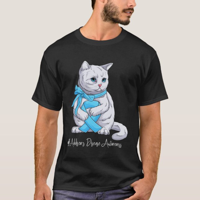 Camiseta Mês de Conscientização da Doença de Addison Fita A (Frente)