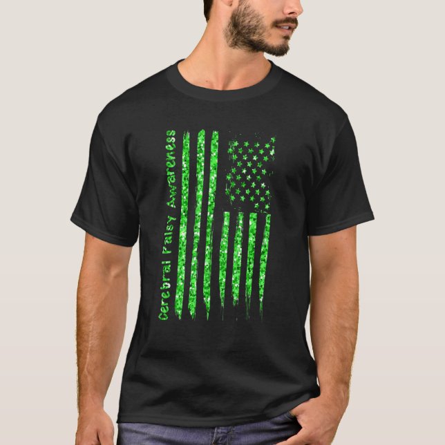 Camiseta Mês de Conscientização da Paralisia Cerebral Bande (Frente)