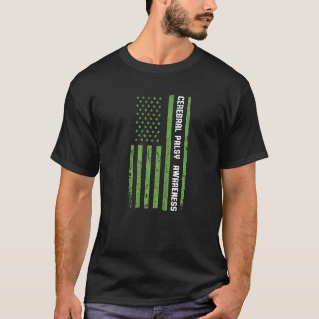 Camiseta Mês de Conscientização da Paralisia Cerebral Bande (Frente)