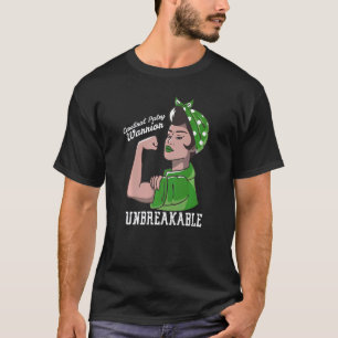 Camiseta Mês de Conscientização da Paralisia Cerebral Mulhe