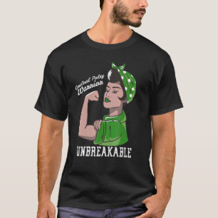 Camiseta Mês de Conscientização da Paralisia Cerebral Mulhe
