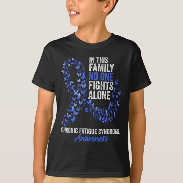 Camiseta Mês de Conscientização da Síndrome da Fadiga Crôni (Frente)