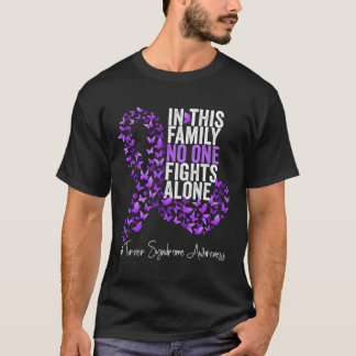 Camiseta Mês de Conscientização da Síndrome Laço Roxo 