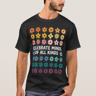 Camiseta Mês de Conscientização do Autismo Celebre Mentes d