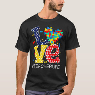 Camiseta Mês de Conscientização do Autismo Peça de Puzzle C