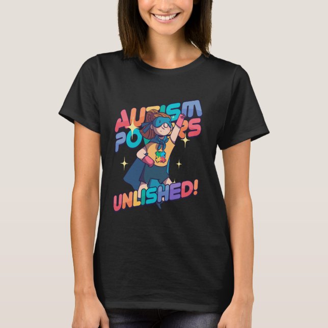 Camiseta Mês de Conscientização do Autismo Peça de Quebra-c (Frente)