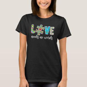 Camiseta Mês de Conscientização do Autismo Professor O Amor