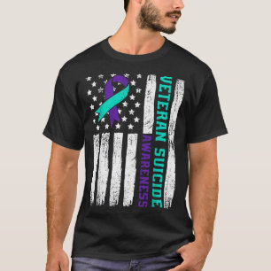 Camiseta mês de conscientização do veterano americano bande