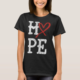 Camiseta Mês de Conscientização sobre Doenças Cardíacas Esp