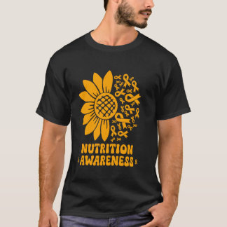Camiseta Mês de Conscientização sobre Nutrição da Fita de A