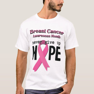 Camiseta Mês de Conscientização sobre o Câncer de Mama