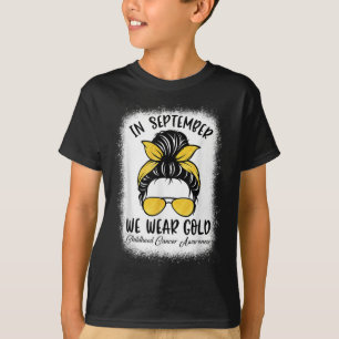 Camiseta Mês de Conscientização sobre o Câncer Infantil em