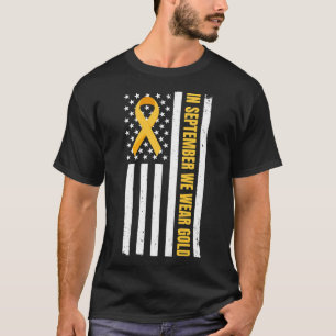 Camiseta Mês de Conscientização sobre o Câncer Infantil em