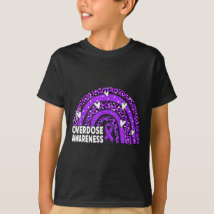 Camiseta Mês de conscientização sobre overdose de arco-íris