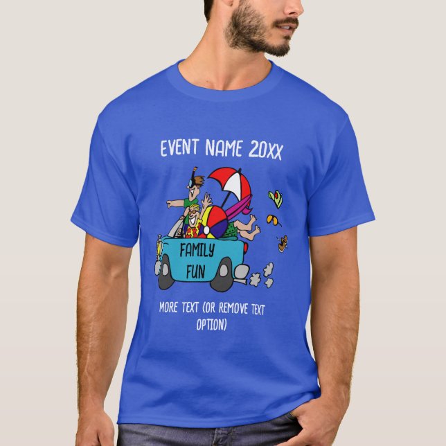 Camiseta Mês de Diversão da Família (Frente)