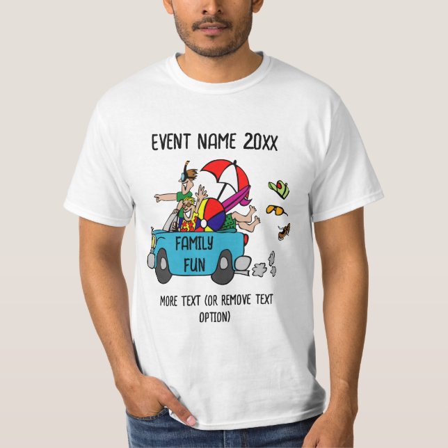 Camiseta Mês de Diversão da Família (Frente)