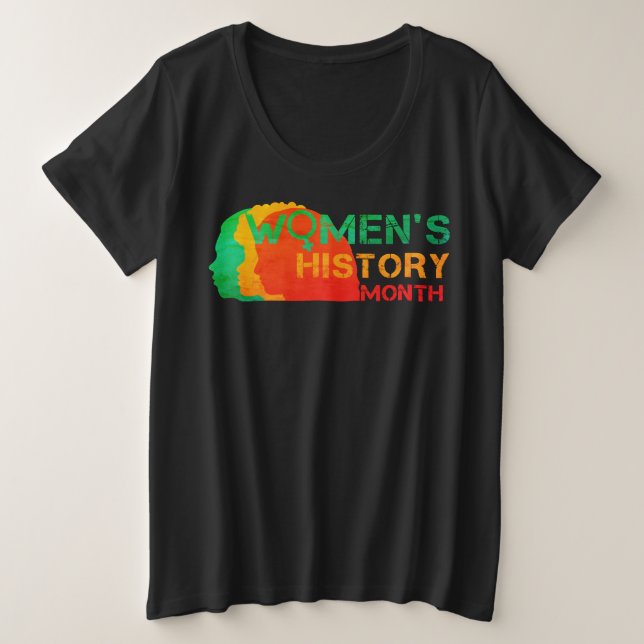 CAMISETA MÊS DE HISTÓRIA DAS MULHERES (Frente do Design)