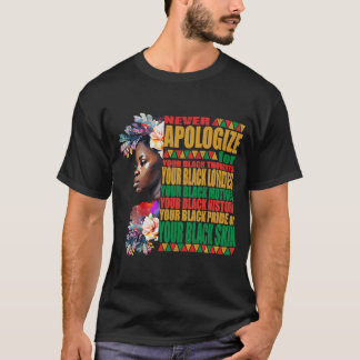 Camiseta Mês de História Negra de Afro Melanin