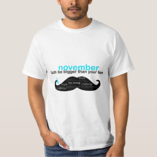 Camiseta *mês de novembro de sensibilização para a saúd