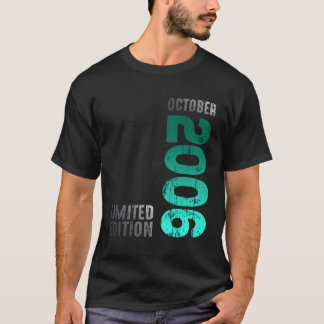 Camiseta Mês De Outubro De 2006 Ano De 2006 Retro 2006 Vint