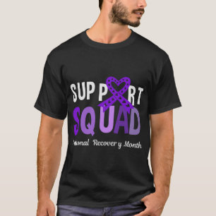 Camiseta Mês de Recuperação Nacional do Esquadrão de Suport
