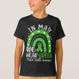 Camiseta Mês de Sensibilização para a Saúde Mental Em Maio