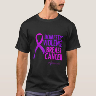 Camiseta Mês De Sensibilização Para A Violência Doméstica E