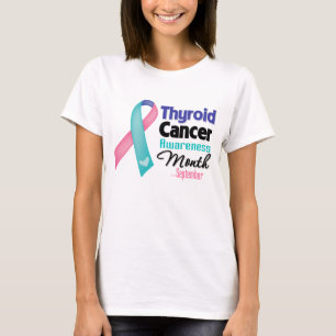 Camiseta Mês do câncer de tiróide