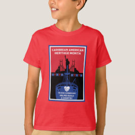 Camiseta Mês do Caribe Patrimônio Americano