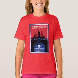 Camiseta Mês do Caribe Patrimônio Americano