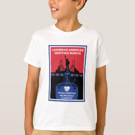 Camiseta Mês do Caribe Patrimônio Americano