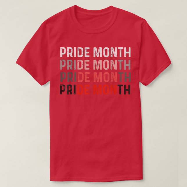 Camiseta Mês do Orgulho, Demônio Orgulho gay LGBT Mês  (Frente do Design)