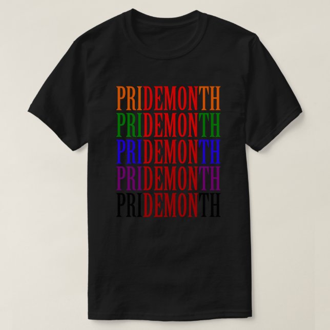 Camiseta Mês do Orgulho do Demônio de Ferro (Frente do Design)