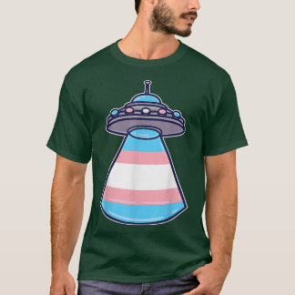 Camiseta Mês do Orgulho Espacial Transgênere Ufo Trans