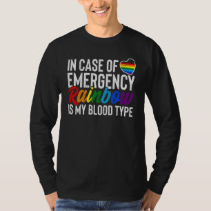 Camiseta Mês do Orgulho Gay LGBTQ Chuva Emergencial É Meu S