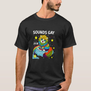 Camiseta Mês do Orgulho Gay LGBTQ LGBT Bandeira do Arco-íri