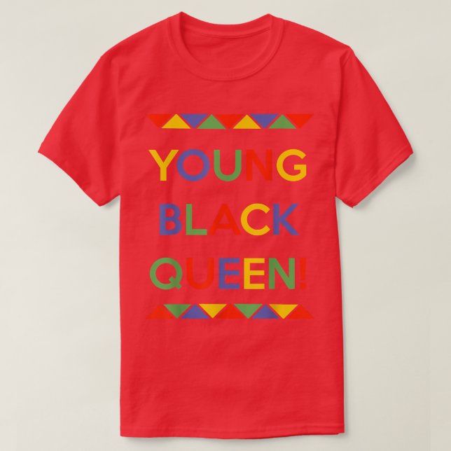Camiseta Mês do Orgulho LGBT da Rainha Negra  (Frente do Design)