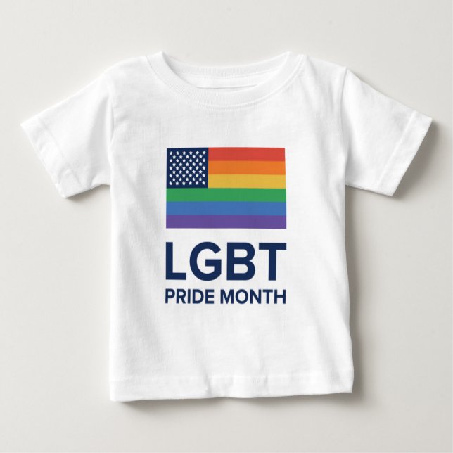 Camiseta Mês do Orgulho LGBT| Estados Unidos (Frente)