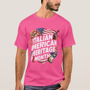 Camiseta Mês do Patrimônio Americano Italiano