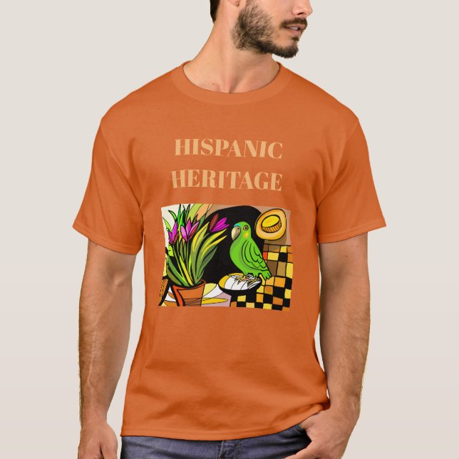 CAMISETA MÊS DO PATRIMÔNIO HISPÂNICO (Frente)